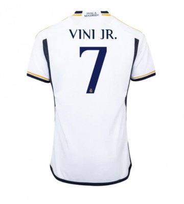 Real Madrid Vinicius Junior #7 Koszulka Podstawowych 2023-24 Krótki Rękaw
